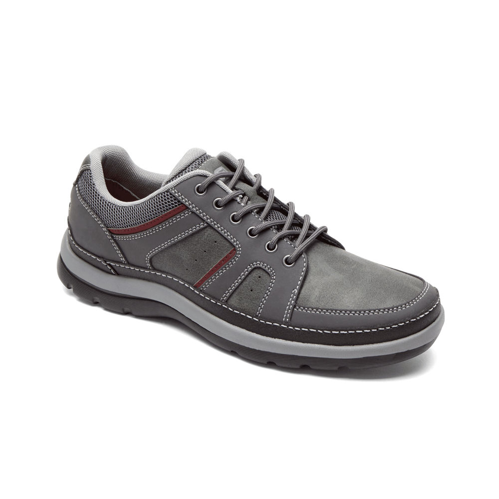 Tenis Rockport Homem Cinzentas Escuro - Get Your Kicks Mudguard Blucher - 97346OECX